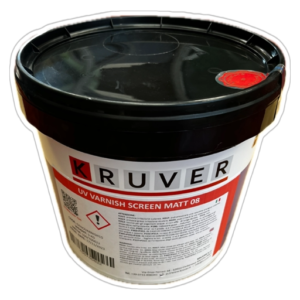 Kruver UV Varnish Screen Matt 08 - Vernice UV Serigrafica Opaca per carta e film plastici