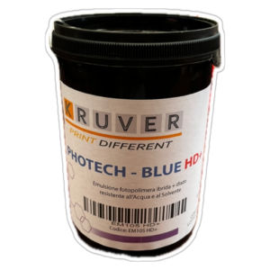 Emulsione Kruver Photech Blue HD (resistente a Solventi e UV) + Diazo