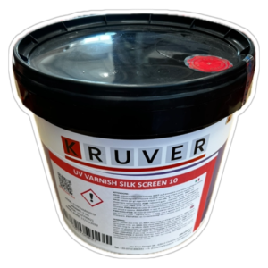 Kruver UV Varnish Screen 10 - Vernice UV Serigrafica Lucida per carta