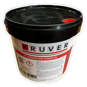 Kruver UV Varnish Screen 06 - Vernice UV Serigrafica lucida per carta e film plastici