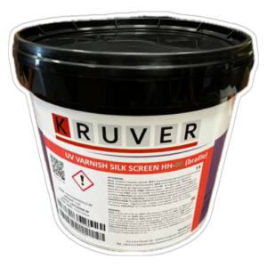 Kruver UV Varnish HH B/F - Vernice UV Serigrafica Lucida Braille (43-62 fili) BENZOFENONE-FREE